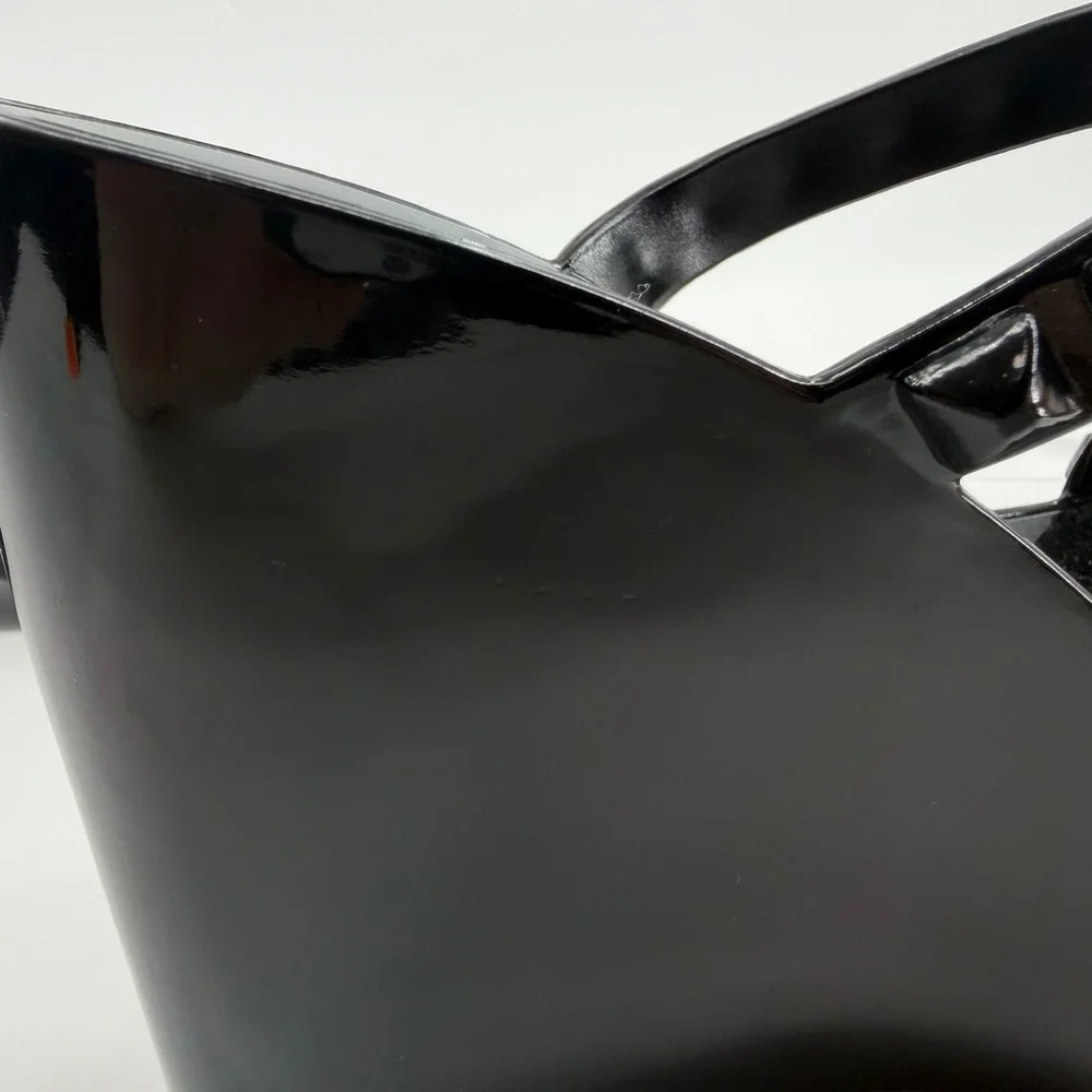 Carmen Sol Tonino Jelly Platform Wedge Sandal in Black Size 8 Vacation Resort - Picture 11 of 12